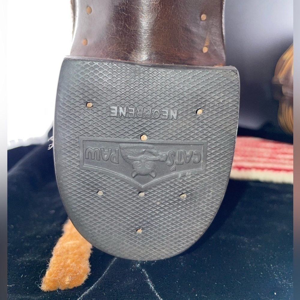 Nocona American Made Vintage Western Cowboy Boots Two Tone Leather 8.5 D - Picture 9 of 11